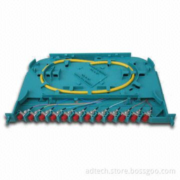 ODF/Fiber Splicing Tray Cassette with 12 Cores, Suitable for Ribbon/Non-ribbon Optic Cable